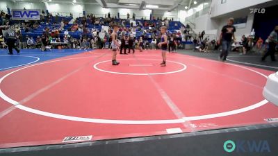 55 lbs Semifinal - Hagan Wolfenberger, Keystone Kids Wrestling Club vs Elijah Matlock, Sallisaw Takedown Club