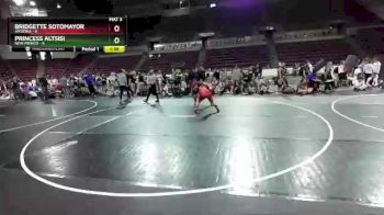 W-138 lbs Placement Matches (16 Team) - Bridgette Sotomayor, Arizona vs Princess Altsisi, New Mexico