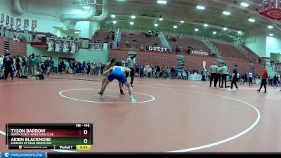 145 lbs 5th Place Match - Aiden Blackmore, Legends Of Gold Wrestling vs Tyson Barrow, North Posey Wrestling Club