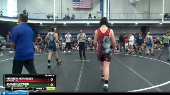 160 lbs Round 3 (8 Team) - Mathew Morrissey, Rednose vs Jaxson Simmons, Team Germantown