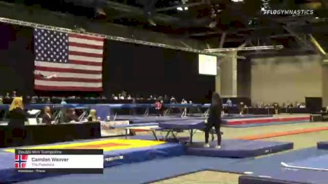 Camden Weaver - Double Mini Trampoline, The Palaestra - 2021 USA Gymnastics Championships