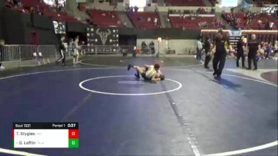 88 lbs Cons. Round 2 - Gage Loftin, Team Real Life Wrestling vs Tucker Stygles, Havre Wrestling Club
