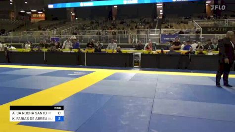 ALEXANDRE DA ROCHA SANTOS vs KLIDSON FARIAS DE ABREU 2024 Pan Jiu Jitsu IBJJF Championship