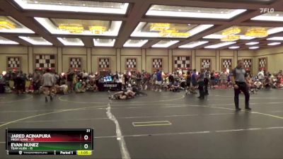 125 lbs Semis & 1st Wrestleback (8 Team) - Jared Acinapura, Frost Gang vs Evan Nunez, Team Alien