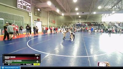 112 lbs Cons. Semi - Maddax Hacking, 4A - Uintah vs Nash Redd, Logan