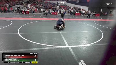 240 lbs Cons. Semi - Abraham Aniceto Jr, Fond Du Lac Wrestling Club vs Aiden Mosley, Monroe Wrestling Club