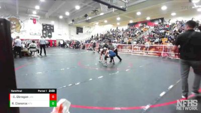 126 lbs Semifinal - Edvin Obregon, Lancaster vs Rene Cisneros, Northview