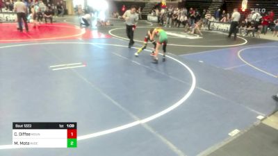 74 lbs Rr Rnd 4 - Czarlie Diffee, Mountain Wrestling vs Manuel Mota, Widefield WC