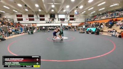 126 lbs Semifinal - Jack Morningstar, Thermopolis Middle School vs Mason Tigner, Worland Middle School