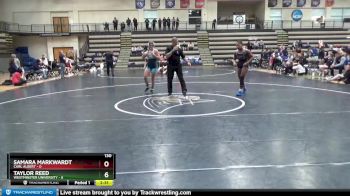 130 lbs Round 3 (8 Team) - Samara Markwardt, Carl Albert vs Taylor Reed, Westminster University