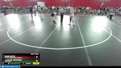 157 lbs Champ. Round 1 - Landon Montney, Wisconsin vs Kade Boyd, Askren Wrestling Academy