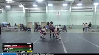 96 lbs Round 6 (8 Team) - Gabriel Krieger, Terps Xtreme vs Gavin Ennis, Ranger WC