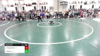 144 lbs Round Of 16 - Liam Fitzpatrick, Plymouth South vs Liam Dillon, Marshfield