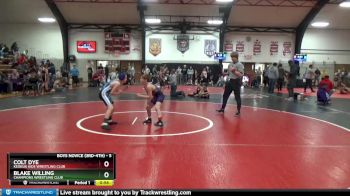 5 lbs Round 4 - Colt Dye, Keokuk Kids Wrestling Club vs Blake Willing, Champions Wrestling Club