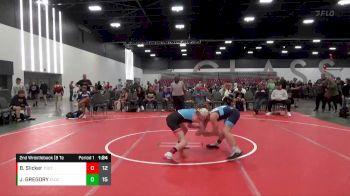 105 lbs 2nd Wrestleback (8 Team) - Jamison GREGORY, Elite Ath Club DZ (IN) vs Brady Slicker, Team Gotcha (IL)