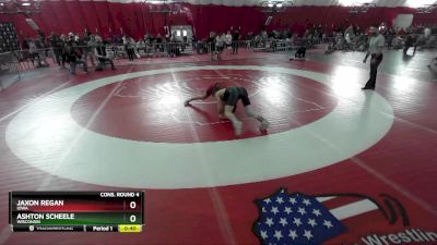 126 lbs Cons. Round 4 - Ashton Scheele, Wisconsin vs Jaxon Regan, Iowa