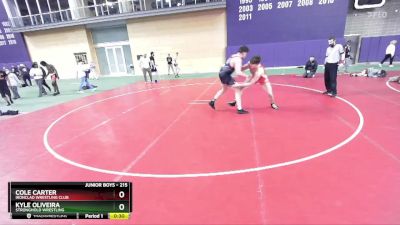 215 lbs Cons. Round 4 - Kyle Oliveira, Stronghold Wrestling vs Cole Carter, Ironclad Wrestling Club