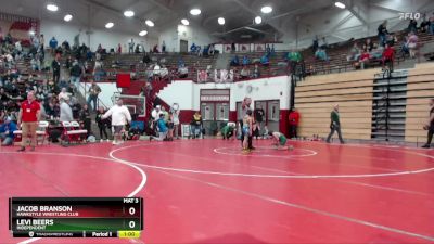 70 lbs Quarterfinal - Levi Beers, Independent vs Jacob Branson, Hawkstyle Wrestling Club