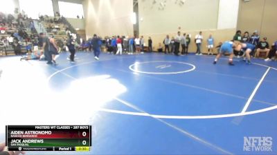 287 Boys Cons. Round 2 - Aiden Astronomo, Rancho Bernardo vs Jack Andrews, San Pasqual