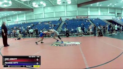 138 lbs Cons. Round 5 - Aric Abbott, IL vs Frankie Nitti, IL