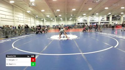 136 lbs Round Of 16 - Tyler Vargas, Top Flight Wr Ac vs Brody Kesl, Bristol CT