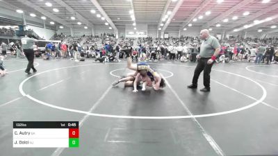 132 lbs Consi Of 32 #1 - Cayden Autry, GA vs Joseph Dolci, NJ