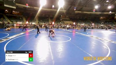 82 lbs Semifinal - Kassie Sapp, Michigan Grappler RTC vs Gail Sullivan, Apex