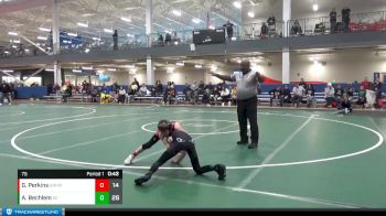 75 lbs Round 3 (8 Team) - AJ Bechlem, St. Edward vs Gunner Perkins, Graham