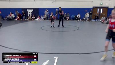 53 lbs Round 2 - Braxley Hatfield, Sandpoint Legacy Wrestling Clu vs Gabriel Morris, Marsh Valley Wrestling Club