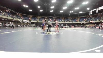 190 lbs Quarterfinal - Sophia Elkins, Highland vs Brittney Moran, West Aurora