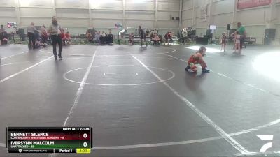 72-78 lbs Round 4 - Bennett Silence, Contender?s Wrestling Academy vs Iversynn Malcolm, Unattached