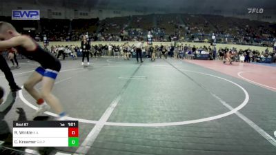 80 lbs Semifinal - Ronan Winkle, R.a.w. vs Cade Kreamer, Sulphur Youth Wrestling Club