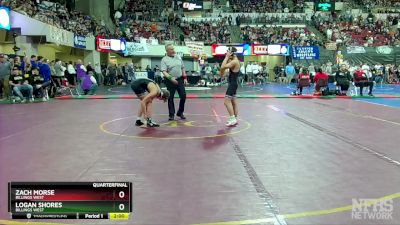 AA - 120 lbs Quarterfinal - Logan Shores, Billings West vs Zach Morse, Billings West