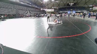 93 lbs Semifinal - Knox Kjar, Liberty Warriors Wrestling Academy vs Bennett Walsh, Ascend Wrestling Academy