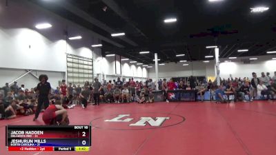 165 lbs 2nd Wrestleback (16 Team) - Jacob Hadden, Oklahoma Red vs Jeshurun Mills, North Carolina