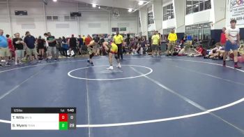 125 lbs Pools - Triston Wills, WV North Central Elite - Vengeance vs Stephen Myers, Team Gotcha