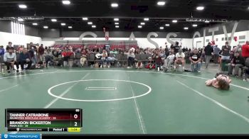 85 lbs Round 3 (8 Team) - Tanner Catrabone, Roundtree Wrestling Academy vs Brandon Bickerton, POWA (CO)