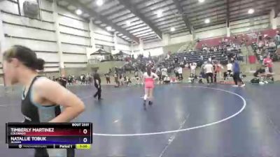 135 lbs Semifinal - Timberly Martinez, Colorado vs Natallie Tobuk, Alaska