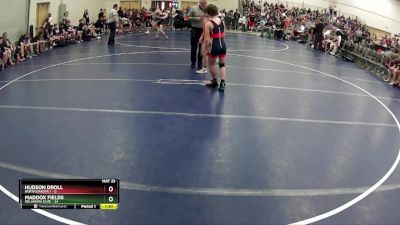 102 lbs Round 4 (6 Team) - Maddox Fields, Oklahoma Elite vs Hudson Droll, North Dakota 1