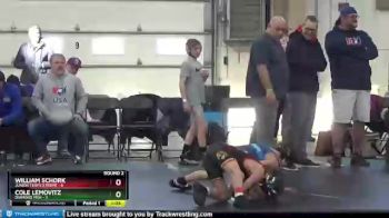 76 lbs Round 2 (4 Team) - William Schork, Junior Terps Xtreme vs Cole Lemovitz, Diamond Fish