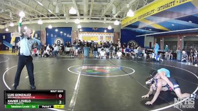 138 White Quarterfinal - Luis Gonzalez, Wellington Community Hs vs Xavier Lovelo, Miami Palmetto