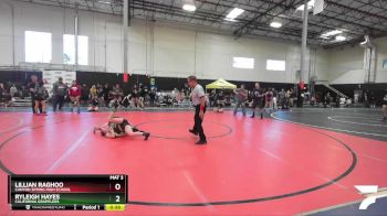 100-105 lbs Round 2 - Lillian Raghoo, Canyon Spring High School vs Ryleigh Hayes, California Grapplers