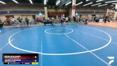 132 lbs Cons. Round 2 - Kevin McAleavey, Finesse Wrestling Club vs Xavier Flanagan, Spartan Mat Club