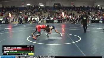 100 lbs Champ. Round 2 - Adante Washington, Harvey Twisters vs Gable Majcher, Yale