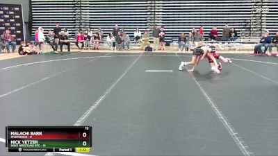 88 lbs Round 4 (10 Team) - Malachi Barr, Riverheads vs Nick Yetzer, Noke Wrestling RTC
