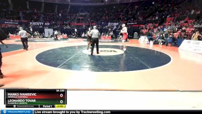 3A 220 lbs Cons. Semi - Marko Ivanisevic, Hinsdale (Central) vs Leonardo Tovar, Plainfield (North)