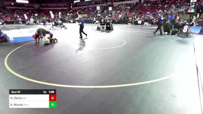 182 lbs Round Of 64 - Hezekiah Davis, Abraham Lincoln (SF) vs Alex Munoz, Valencia (SS)