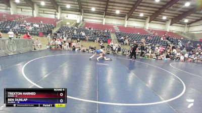 112 lbs Round 5 (6 Team) - Trexton Harned, Idaho vs Ben Dunlap, Alaska