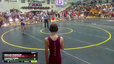 120 lbs Round 1 (16 Team) - Jayden Starley, West Laurens vs Weldon Jenkins, Benedictine Military School