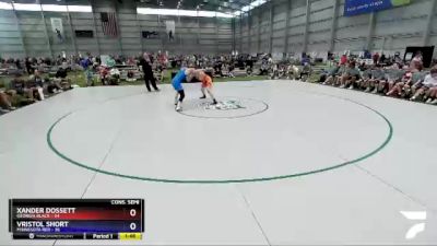 170 lbs 4th Wrestleback (16 Team) - Xander Dossett, Georgia BLACK vs Vristol Short, Minnesota Red